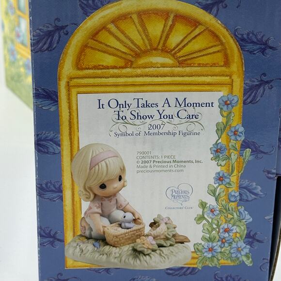 NWT Precious Moments 790001 It Only Takes A Moment To Show You Care Issued 2007 - Picture 6 of 12